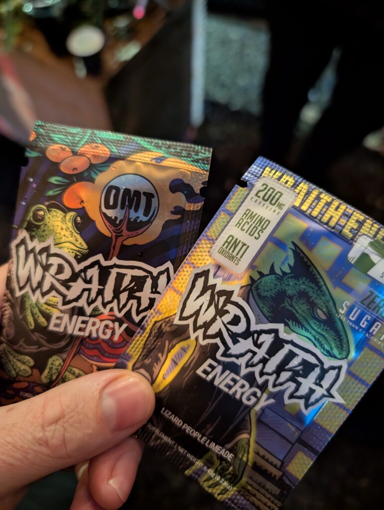 Wraith Energy sample sachets