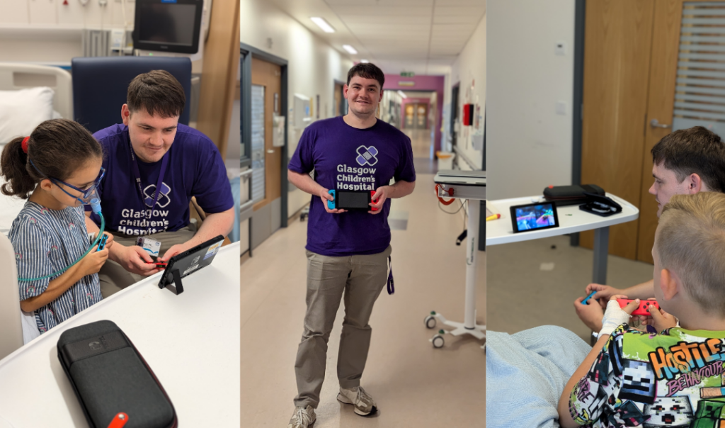 Glasgow Children’s Hospital Charity announce their new Gamer-in-Residence