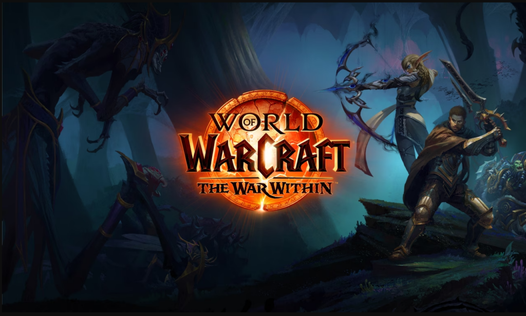 World of Warcraft: The War Within logo and key art