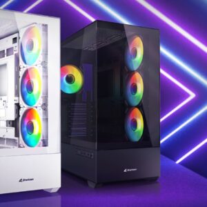 Sharkoon AK6 and MK6 RGB PC Cases header