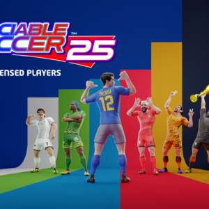 Sociable Soccer 25 logo and key art