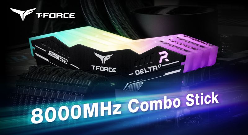 TEAMGROUP Unveils The T-FORCE DELTAα RGB DDR5 Desktop Memory Optimized for AMD's New Platform to Unlock Maximum Overclocking Power