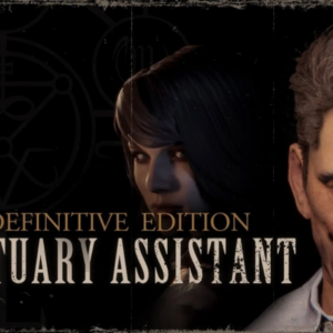 The Mortuary Assistant PS5 - Logo and key art