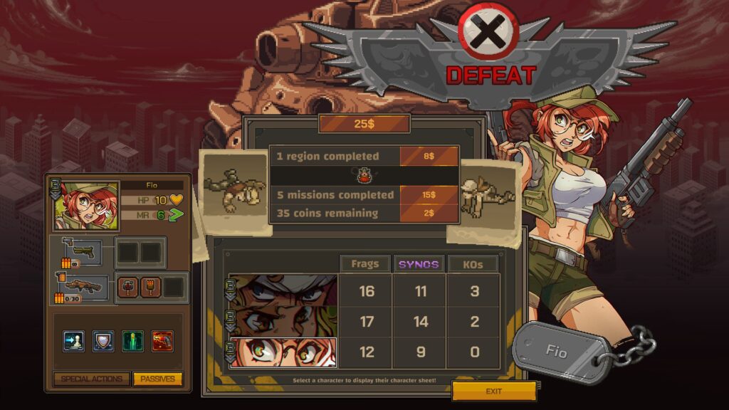 Metal Slug Tactics - Fail