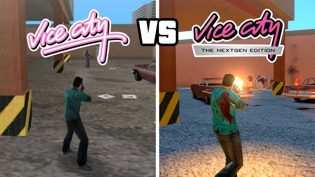 Grand Theft Auto: Vice City graphics comparison