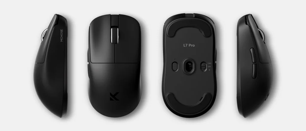 MCHOSE L7 Ultra wireless mouse all angles