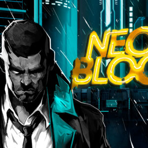 Neon Blood logo and key art