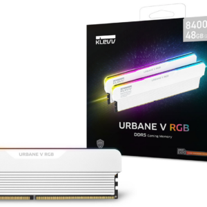 KLEVV URBANE V RGB DDR5 next to box