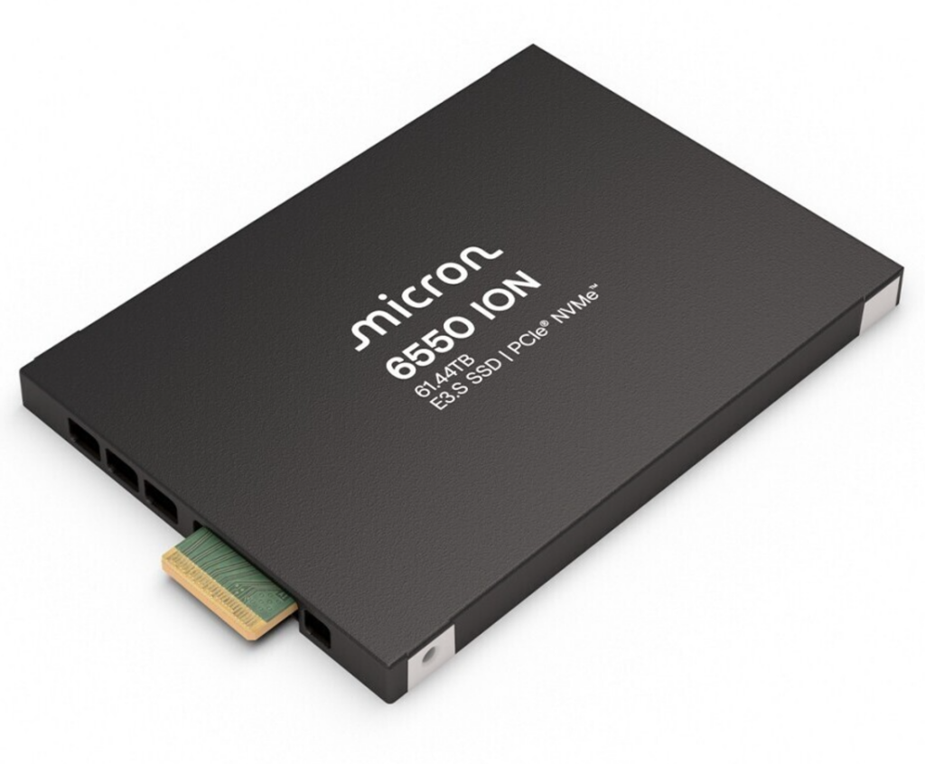 Micron 6550 ION 60TB SSD header