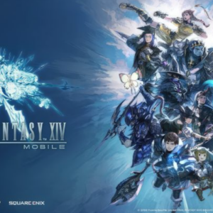 Final Fantasy XIV Mobile logo and key art