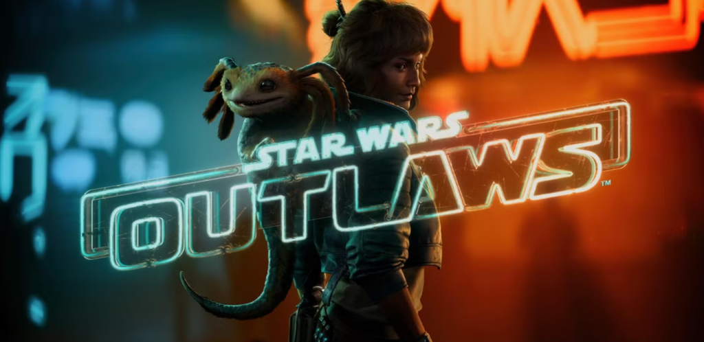 Star Wars Outlaws logo and key art