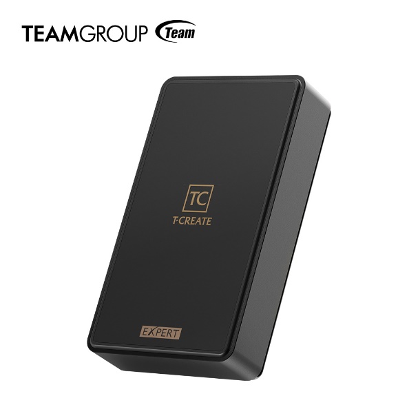 TEAMGROUP T-CREATE EXPERT P32 Desktop External SSD angled view