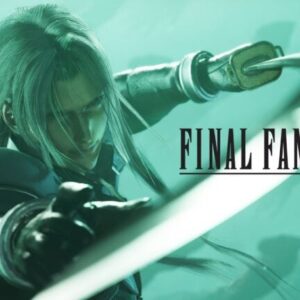 Final Fantasy VII Rebirth logo and key art