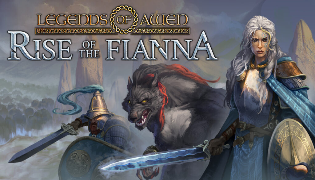 Legends of Awen: Rise of Fianna logo and key art