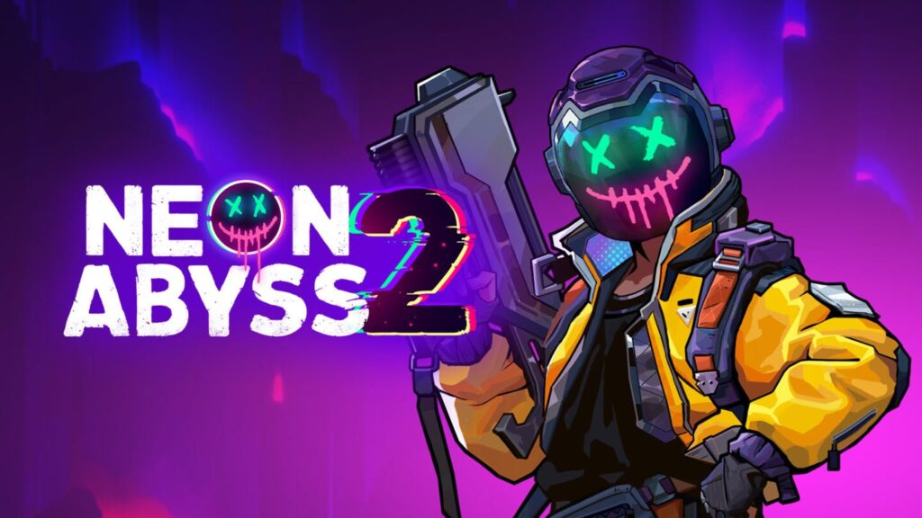 Neon Abyss 2 logo and key art