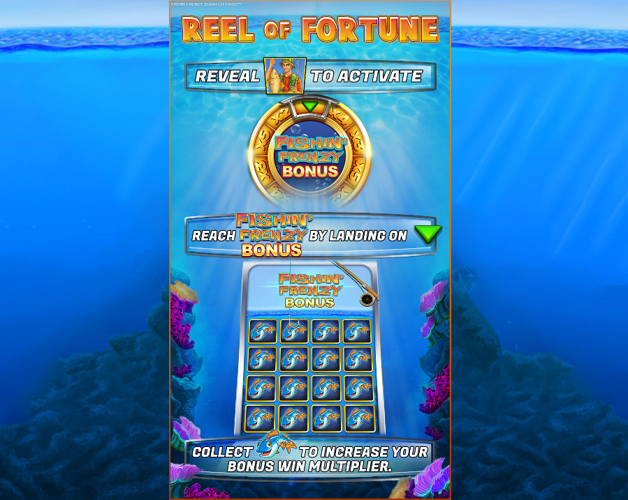 Fishin' Frenzy Online Scratch Cards