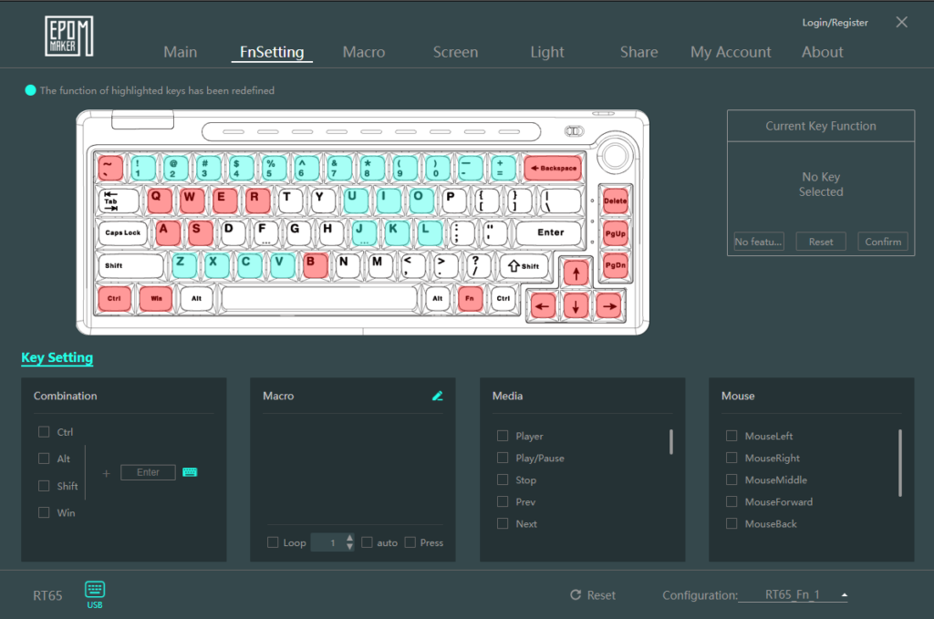 EPOMAKER RT65 - Customisation