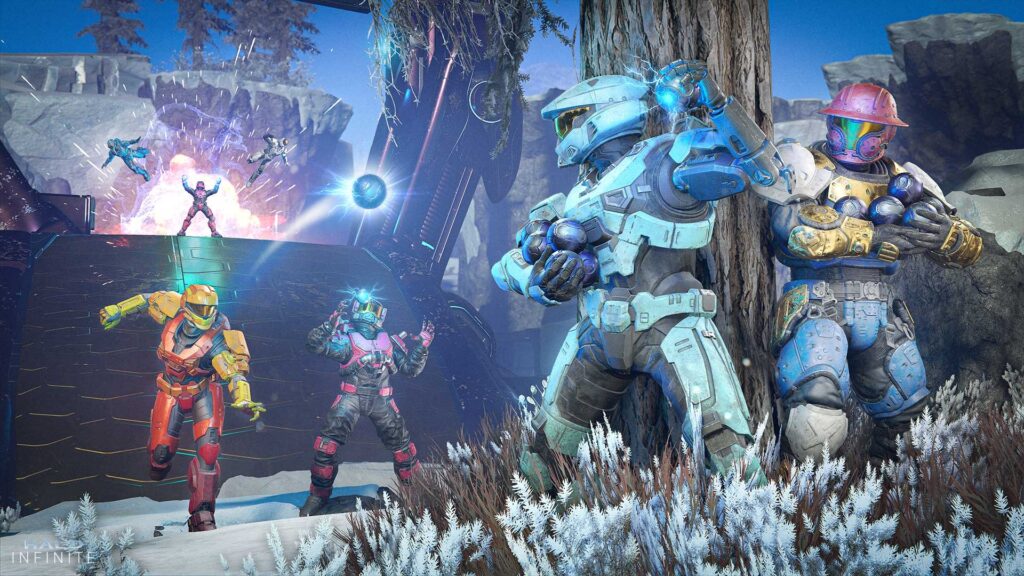 Halo Infinite: Operation Snowbound - Snowball fight