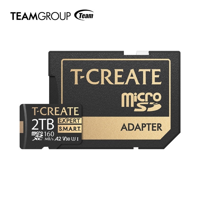 TEAMGROUP's T-CREATE EXPERT S.M.A.R.T. MicroSDXC memory card