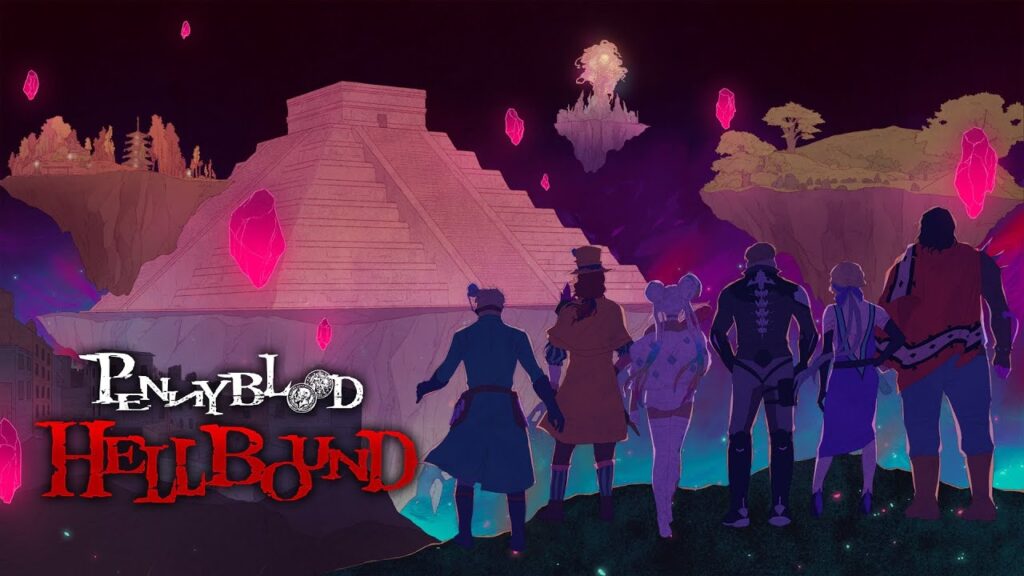 Penny Blood: Hellbound logo and key art