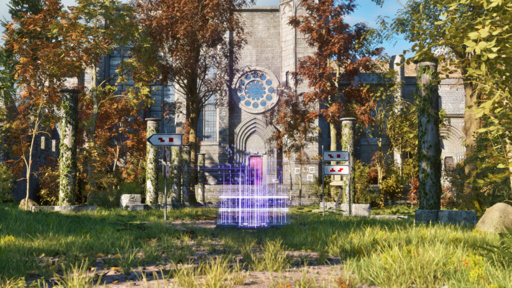 The Talos Principle: Reawakened woodland area