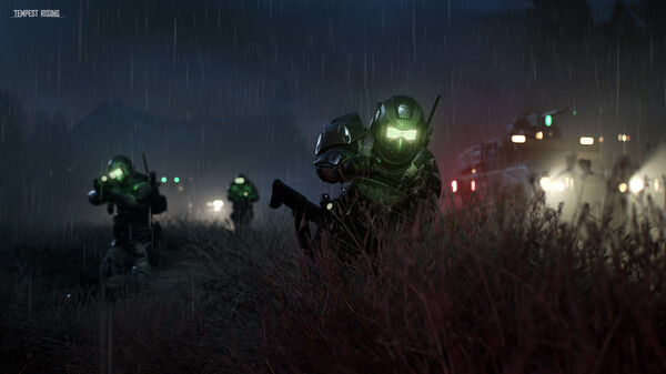 Tempest Rising troops with night vision