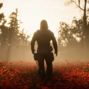 STALKER 2: Heart of Chornobyl walking off into the distance