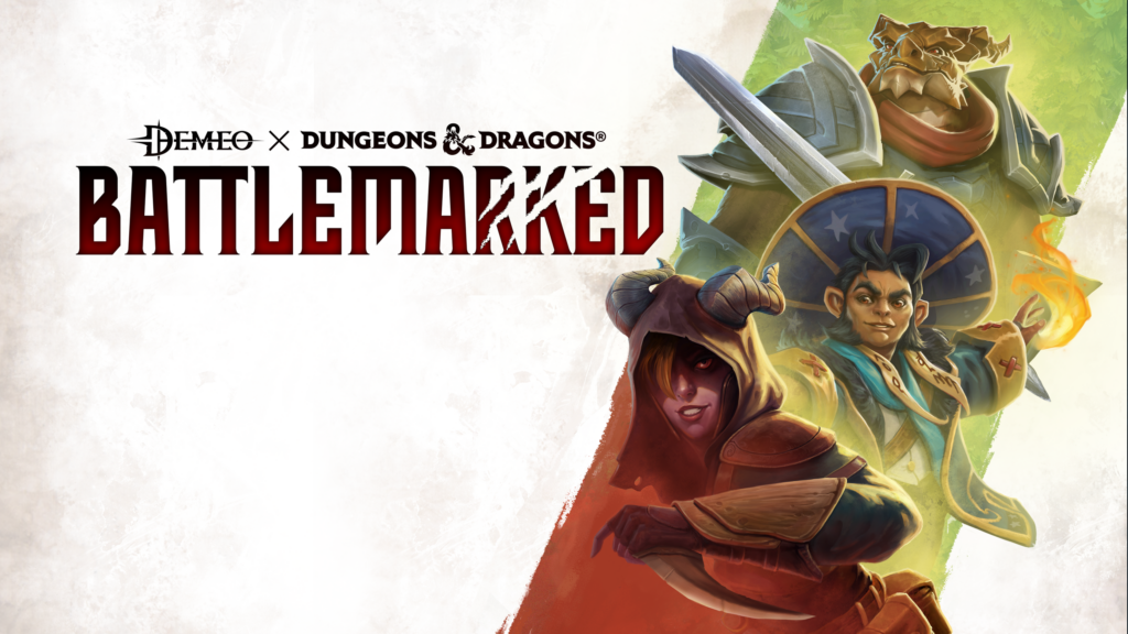 Demeo X Dungeons and Dragons: Battlemarked - Logo and Key Art