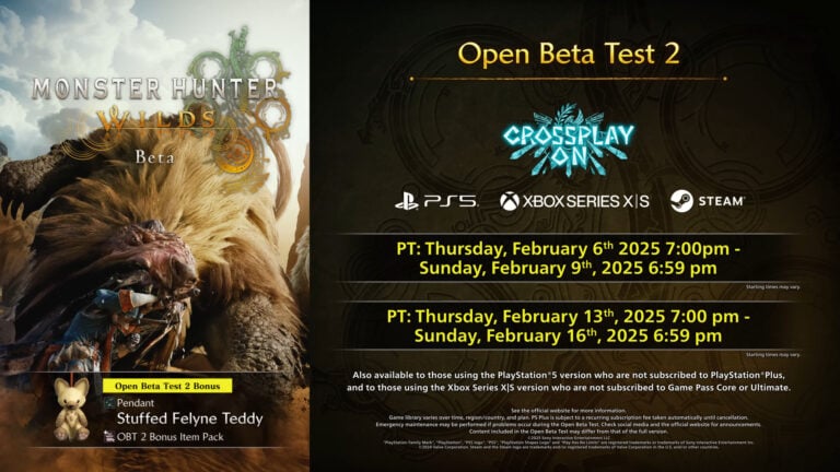 Monster Hunter Wilds - 2nd Open Beta details