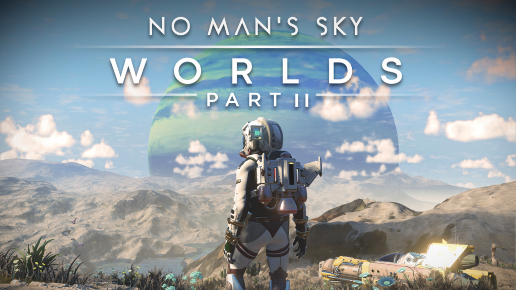 No Man's Sky Worlds Part II Update - Logo and Key Art