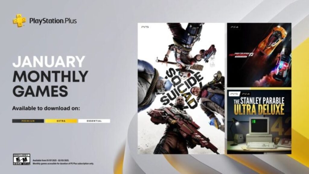 Playstation Plus Monthly Games January