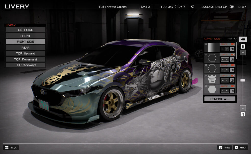 Tokyo Xtreme Racer - Customising Cars