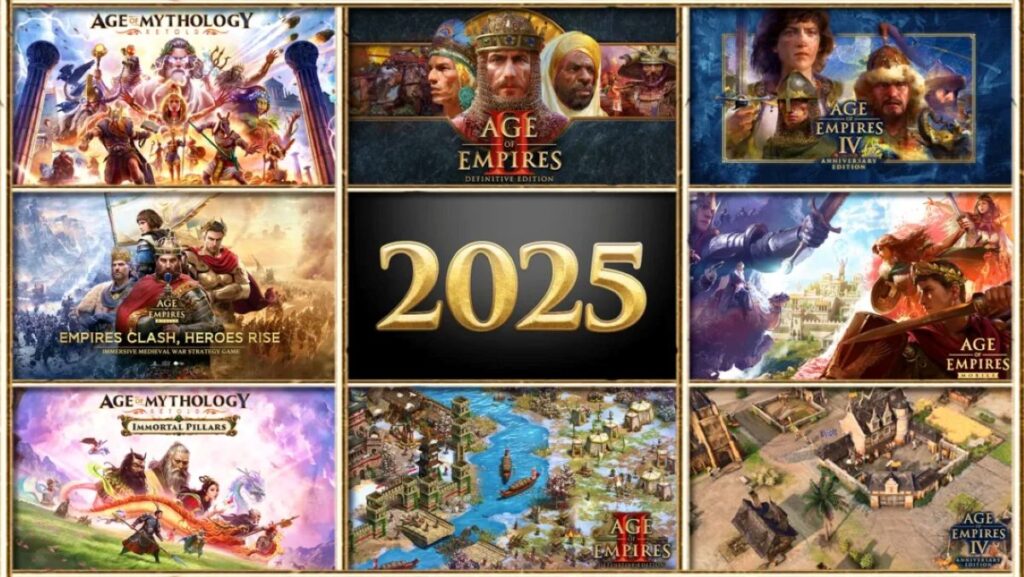 Age of Empires 2025 on PS5 - Key Art