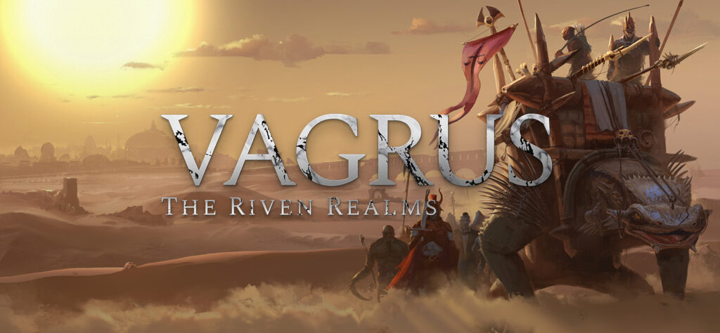 Vagrus: The Riven Realms - Logo and Key Art