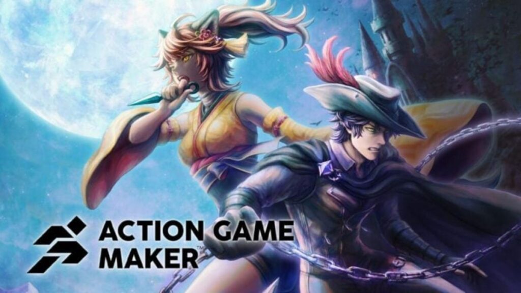 Action Game Maker logo key art