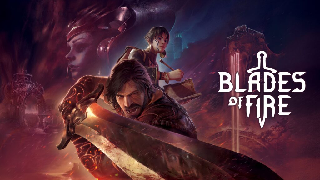Blades of Fire - Logo and Key Art