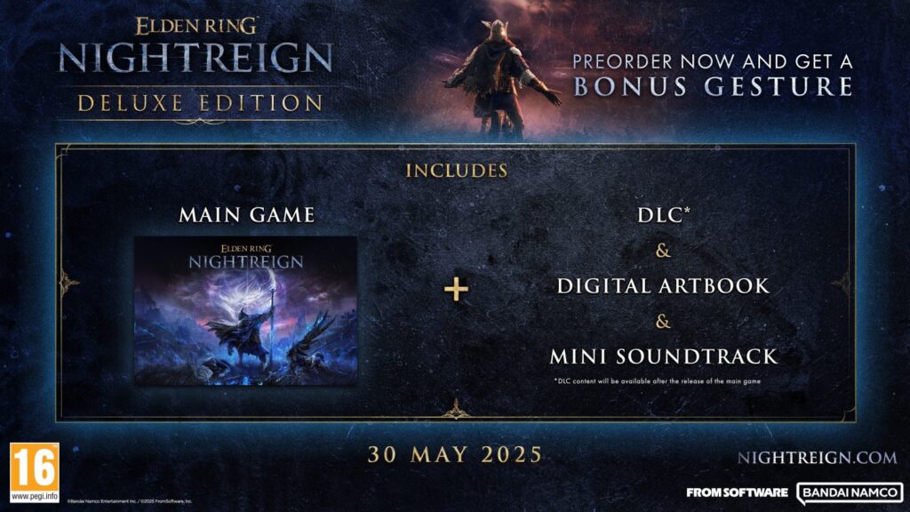 Elden Ring Nightreign launches May 30th with multiple editions and a new trailer 3 Elden Ring Nightreign Deluxe Edition image