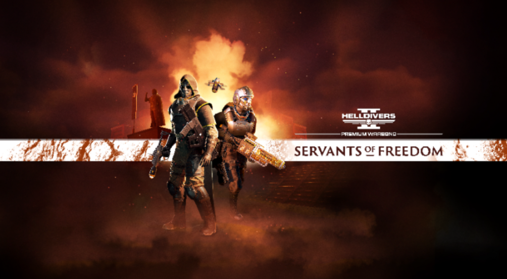 Helldivers 2: Servants of Freedom Warbond - Logo and Key Art