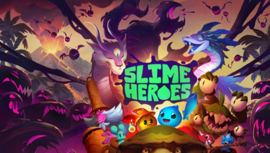 Slime Heroes - Logo and Key Art