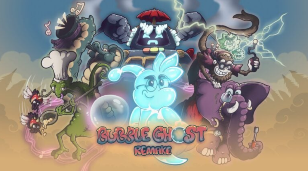 Bubble Ghost Remake - Logo and Key Art