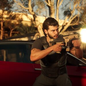 MindsEye - Firing Next To Car