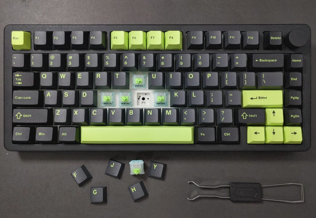 MechLands Blade 75 - Key Caps Removed