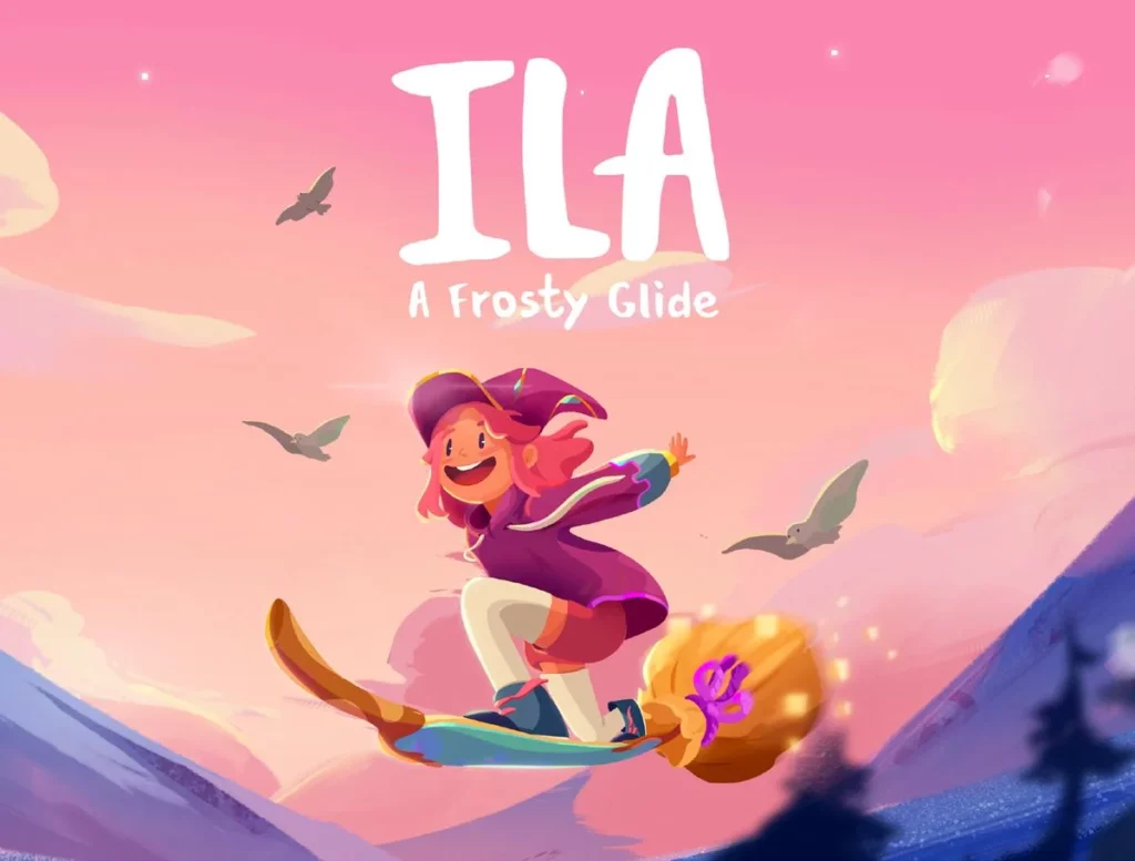 ILA: A Frosty Glide - logo and Key Art