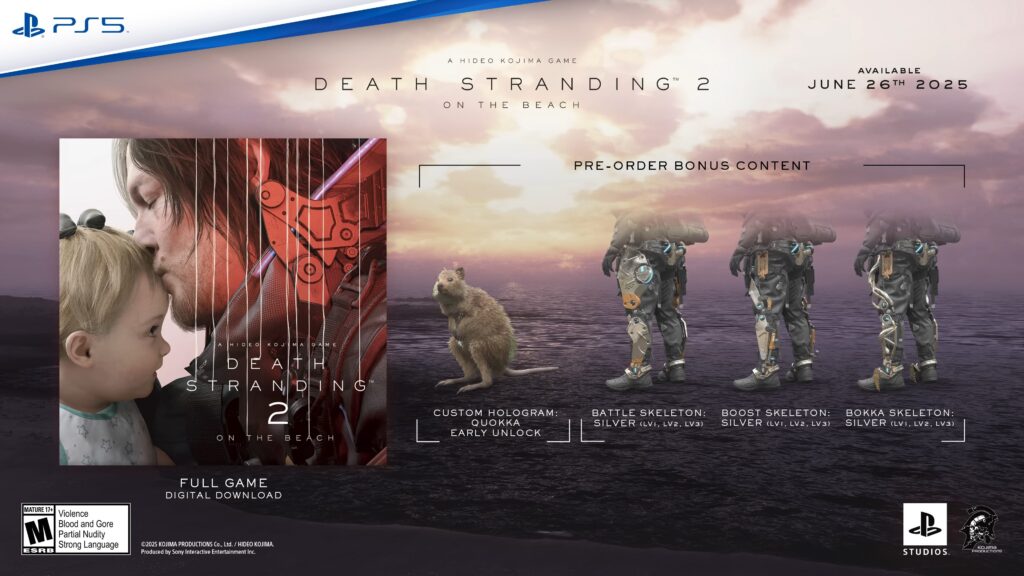 Death Stranding 2: On the Beach launches June 26th with pre-orders opening soon 2 Death Stranding 2: On the Beach - Pre-Order Bonus Content