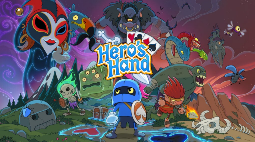 Hero's Hand - Logo and Key Art