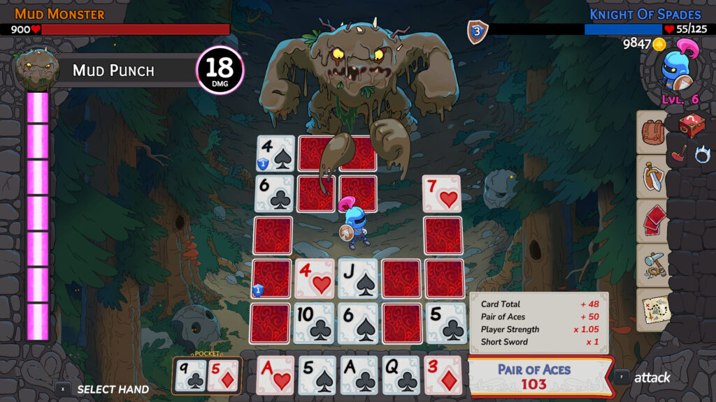 Hero’s Hand is a poker-powered roguelike RPG, coming to consoles and PC in 2026 3 Hero's Hand gameplay shot