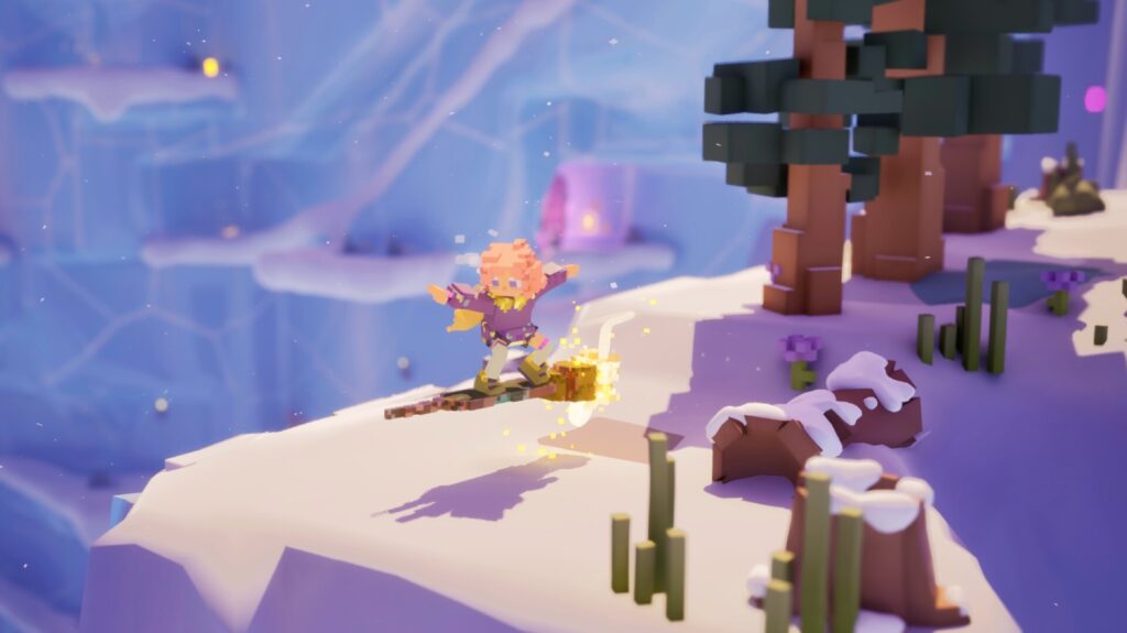 ILA: A Frosty Glide skates onto consoles & PC in 2025 – A wintery adventure awaits! 3 ILA: A Frosty Glide - Cliff Face