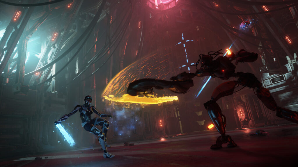 Steel Seed launches today on PC, PS5, and Xbox with a gritty sci-fi adventure 4 Steel Seed - Being Attacked
