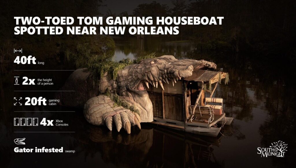 South of Midnight stomps onto Xbox with folklore, magic, and a 40ft gator 4 South of Midnight - Two toed Tom specifications