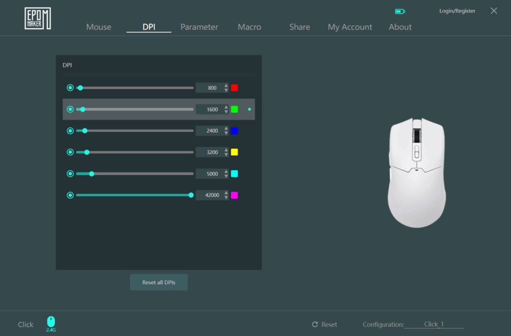 EPOMAKER Click Mouse review – Fast, light, and full of power 20 EPOMAKER Click Mouse - Customisation